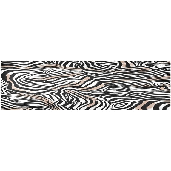 FREEAMG Colorful Zebra Pattern Pot Holders Durability Trivets for Hot Pots and Pans Waterproof Animals Skin Table Runner Versatility Trivet Mats Table Mats