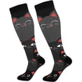 thumbnail image 1 of FREEAMG Cute Cats Compression Socks for Men & Women Knee High Stockings for Running, Sport, Hiking & Travel, 1 of 7