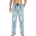 thumbnail image 1 of FREEAMG Cute Mermaid Pattern Pajama Pants for Men, Men's Separate Bottoms, Pure Cotton Comfortable Lounge Pants?145?, 1 of 7