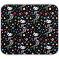 thumbnail image 1 of FREEAMG Day of Dead Mermaid Skeleton Floral Pattern Absorbent Dish Drying Mat, 16 x 18 Inches Microfiber Kitchen Countertop Table Protector Multi-purpose Counter Rack Sink Drainer Pad, 1 of 6