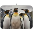 thumbnail image 1 of FREEAMG Dish Drying Mat Penguins Absorbent Microfiber Kitchen Dish Mat Super Absorbent Dish Drainer Mat for Kitchen Counter 18" x 24", 1 of 7
