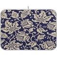 thumbnail image 1 of FREEAMG Dish Drying Mat Vintage Talavera Floral Absorbent Dry Mats for Dishes Draining Pad for Kitchen Countertop 18" x 24", 1 of 7
