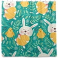 thumbnail image 1 of FREEAMG Easter Bunnie Eggs Shower Curtain - 72x72 Inch Waterproof Fabric Shower Curtains with 12 Hooks - Modern Home Bathroom Hotel Spa Decorations, 1 of 5