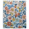 thumbnail image 1 of FREEAMG Elegant Spring Flowers Shower Curtain for Bathroom Waterproof Fabric Shower Curtains Bathtub Curtain with 12 Hooks, 60"x 72" for Bath Hotel Room, 1 of 6