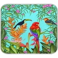 thumbnail image 1 of FREEAMG Exotic Tropical Birds Flowers Absorbent Dish Drying Mat, 16 x 18 Inches Microfiber Kitchen Countertop Table Protector Multi-purpose Counter Rack Sink Drainer Pad, 1 of 6