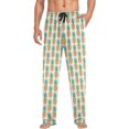 thumbnail image 1 of FREEAMG Fun Pineapple Pajama Pants for Men, Men's Separate Bottoms, Pure Cotton Comfortable Lounge Pants for Men（475）, 1 of 7