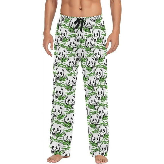 FREEAMG Funny Duck Pattern Men's Pajama Pants Sleepwear Lounge Pajama Bottoms