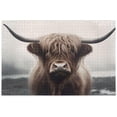 thumbnail image 1 of FREEAMG Funny Highland Cow 1000 Piece Large Jigsaw Puzzle for Adults - Game Interesting Toys - Hand Made Puzzles Personalized Gift, 1 of 7
