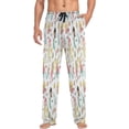 thumbnail image 1 of FREEAMG Funny Mermaids Pajama Pants for Men, Men's Separate Bottoms, Pure Cotton Comfortable Lounge Pants for Men（229）, 1 of 7