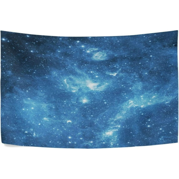 FREEAMG Galaxy Tapestry Aesthetic Tapestry Wall Hanging for Home Decor 80" x 60" Inches