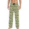 thumbnail image 1 of FREEAMG Green Lizard Chameleon Pattern Men's Pajama Pants Sleepwear Lounge Pajama Bottoms, 1 of 6