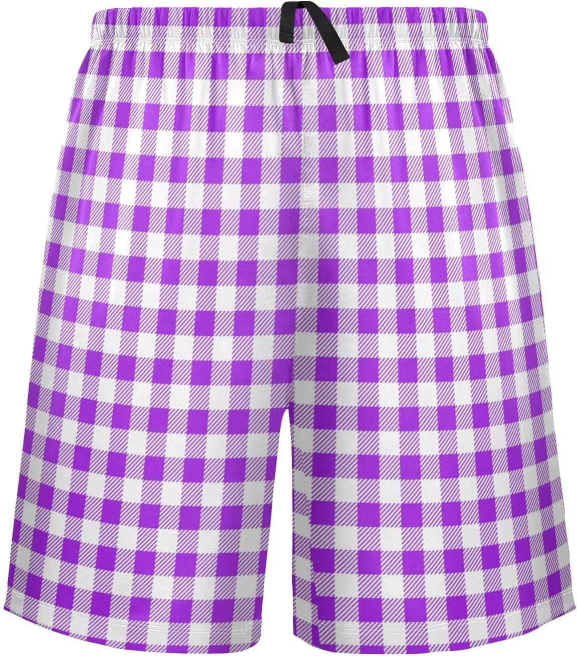 Grey Plaid Tartan Men's Shorts