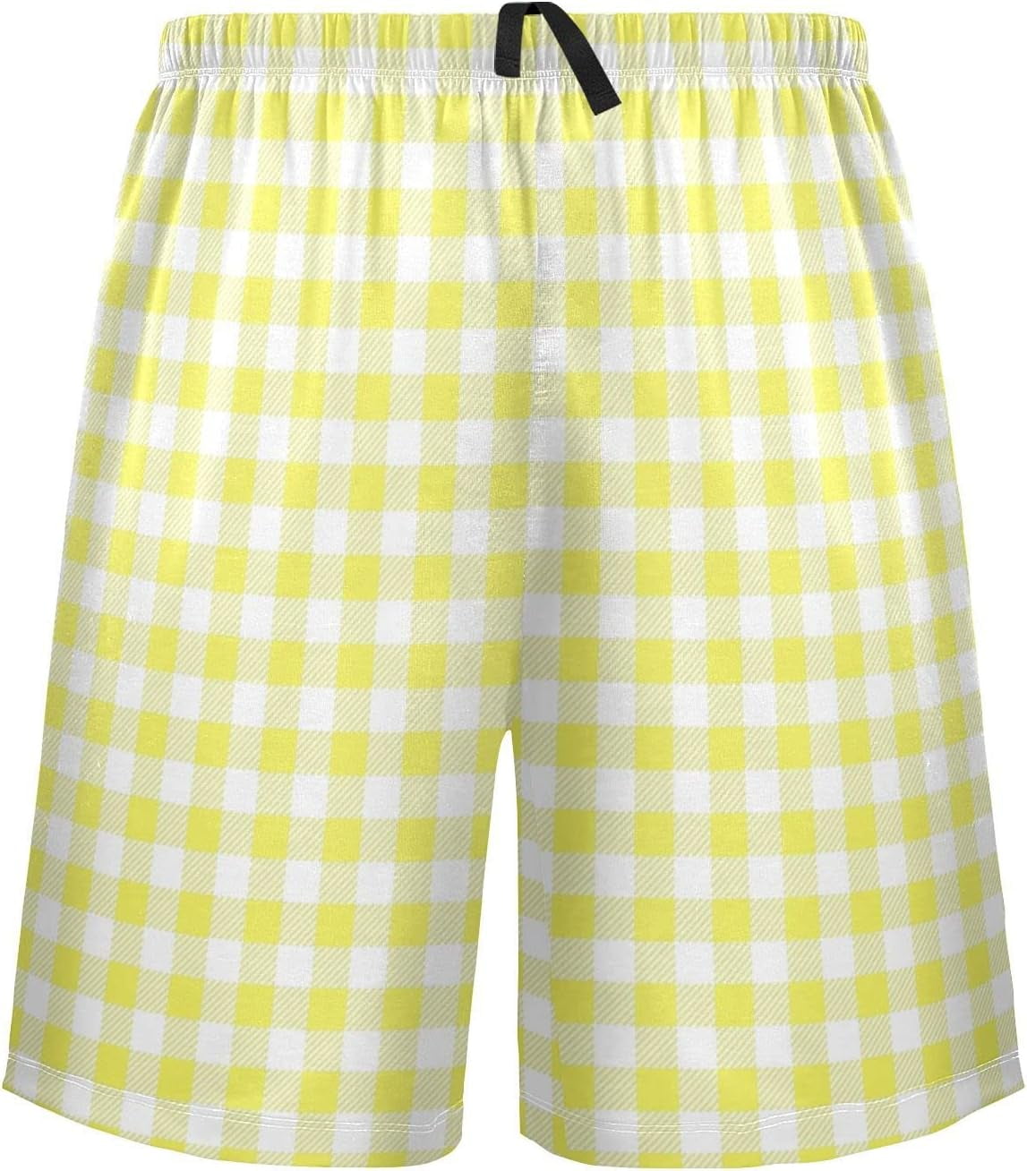 1150~Tartan Checked Pijama Shorts with Drawstring Waist