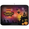 thumbnail image 1 of FREEAMG Halloween Décor Dish Drying Mat - 16 x 18inch- Extra Large Microfiber Dish Drying Mat, Dish Draining Mat, Counter top Mat, Halloween Castle, 1 of 7