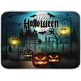 thumbnail image 1 of FREEAMG Happy Halloween Bat Owl Moon Pumpkin Dish Drying Mat for Kitchen Counter 16 x 18 Inch, Microfiber Multi-Purpose Counter Rack Sink Drainer Pad, 1 of 7