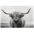 thumbnail image 1 of FREEAMG Highland Cow 1000 Piece Large Jigsaw Puzzle for Adults - Game Interesting Toys - Hand Made Puzzles Personalized Gift, 1 of 7