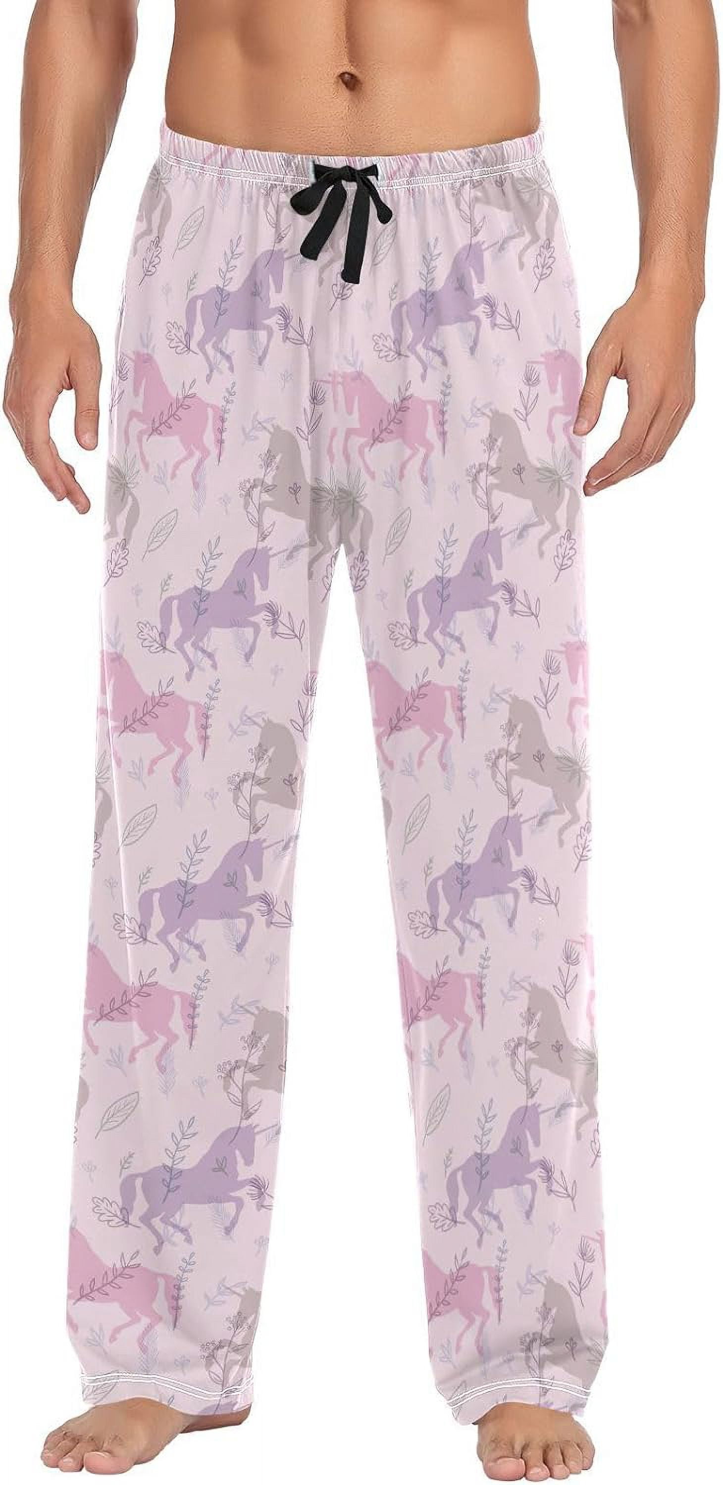FREEAMG Horse Pajama Pant for Men, Super Soft Lightweight Lounge Pajama