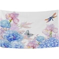 thumbnail image 1 of FREEAMG Hydrangea Butterfly Tapestry Aesthetic Tapestry Wall Hanging for Home Decor 60" x 40" Inches, 1 of 6