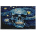 thumbnail image 1 of FREEAMG Jigsaw Puzzles for Adults or Kids 500 Piece, Art Starry Sky Skull Intellectual Decompression Fun Family Puzzles Game for Christmas Holiday Toy Gift, 1 of 7