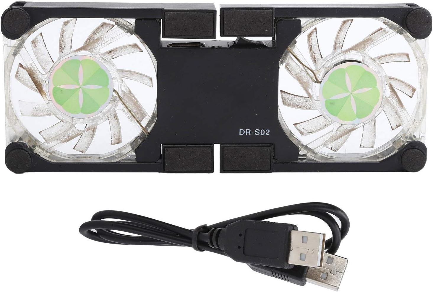 FREEAMG Laptop Cooling Pad,DR-S02 Folding Laptop Cooler with Dual Fans ...