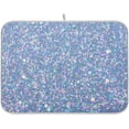 thumbnail image 1 of FREEAMG Light Blue Glitter Texture Dish Drying Mat for Kitchen Counter,Super Quick Absorbent Composite Sponge Dish Drying Pad,Heat Resistant Non-Slip Rack Tableware Mat, 18x24 Inch, 1 of 7