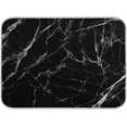 thumbnail image 1 of FREEAMG Marble Black Dish Drying Mat Kitchen Absorbent Drying Pad Countertop Protector 16"× 18", Microfiber Multi-Purpose Counter Rack Sink Drainer Pad, 1 of 6