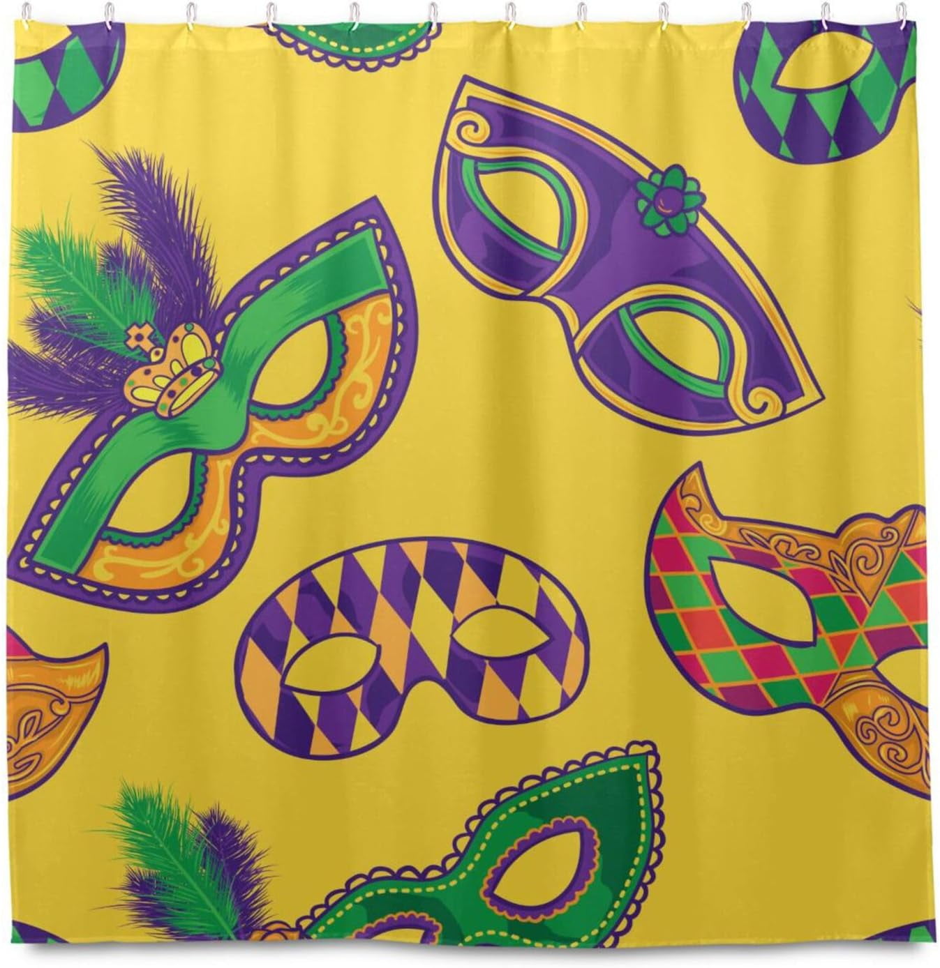 mardi gras curtain lights