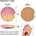 thumbnail image 1 of FREEAMG Melting Dessert Car Coaster for Cup Holders,2 PCS Absorbent Ceramic Car Cup Coasters Universal Vehicle Non-Slip Car Cup Holder Coaster, 1 of 6
