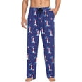thumbnail image 1 of FREEAMG Men's Cotton Pajama Pants Lounge Sleep Pants Soft Sleepwear Pajama Bottoms with Pockets, 1 of 7