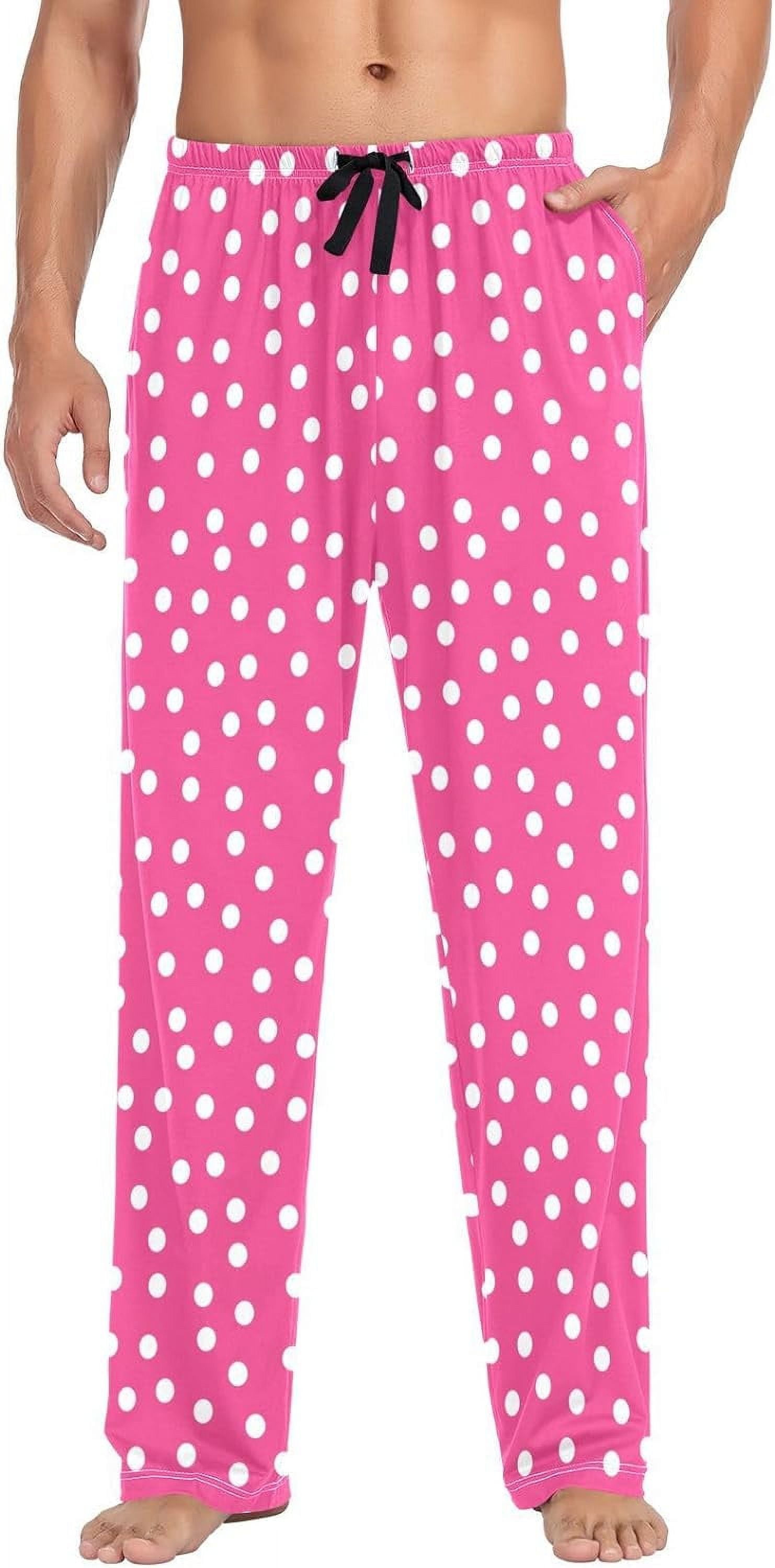 FREEAMG Men's Cotton Pajama Pants Lounge Sleep Pants Soft Sleepwear