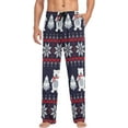 thumbnail image 1 of FREEAMG Men's Pajama Pants with Pockets Loose Lounge Sleepwear Long Pjs Bottoms, 1 of 4