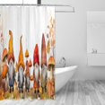 thumbnail image 1 of FREEAMG Mushroom Gnome Shower Curtain, Waterproof Fabric Shower Curtains with 12 Hooks for Bathroom Hotel Spa Home Decor, 60 x 72 Inch, 1 of 6