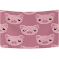 thumbnail image 1 of FREEAMG Pink Pig Cartoon Tapestry Aesthetic Tapestry Wall Hanging for Home Decor 60" x 40" Inches, 1 of 6