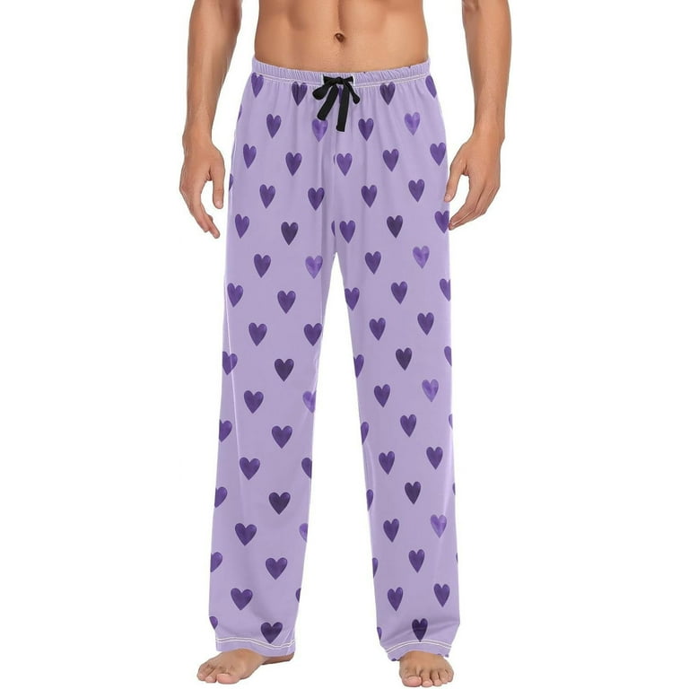 Men's heart pajama pants hotsell
