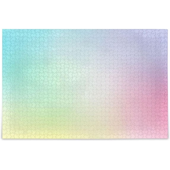 FREEAMG Puzzle 500 Pieces - Color Gradient - Wooden Jigsaw Puzzles for Family Games - Suitable for Teenagers and Adults, 20.5"x14.9"
