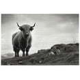 thumbnail image 1 of Highland Cow 1000 Piece Large Jigsaw Puzzle for Adults - Game Interesting Toys - Hand Made Puzzles Personalized Gift, 29.5"x19.7", 1 of 7
