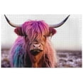 thumbnail image 1 of FREEAMG Highland Cow 500 Piece Large Jigsaw Puzzle for Adults - Game Interesting Toys - Hand Made Puzzles Personalized Gift, 1 of 7