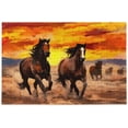 thumbnail image 1 of FREEAMG Puzzle- Horses Running Jigsaw Puzzles, 500 Piece Puzzles for Family - Fun Intellectual Decompressing Educational Games, 1 of 7