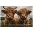 thumbnail image 1 of FREEAMG Two Scottish Highlands Cow 1000 Piece Large Jigsaw Puzzle for Adults - Game Interesting Toys - Hand Made Puzzles Personalized Gift, 1 of 7
