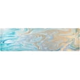 thumbnail image 1 of FREEAMG Rainbow Marble Artistic Long Trivet Table Runner Non-Slip Heat Resistant Table Protector Waterproof Easy to Clean Luxurious Hot Pads Pot Holder Table Mats, 1 of 7