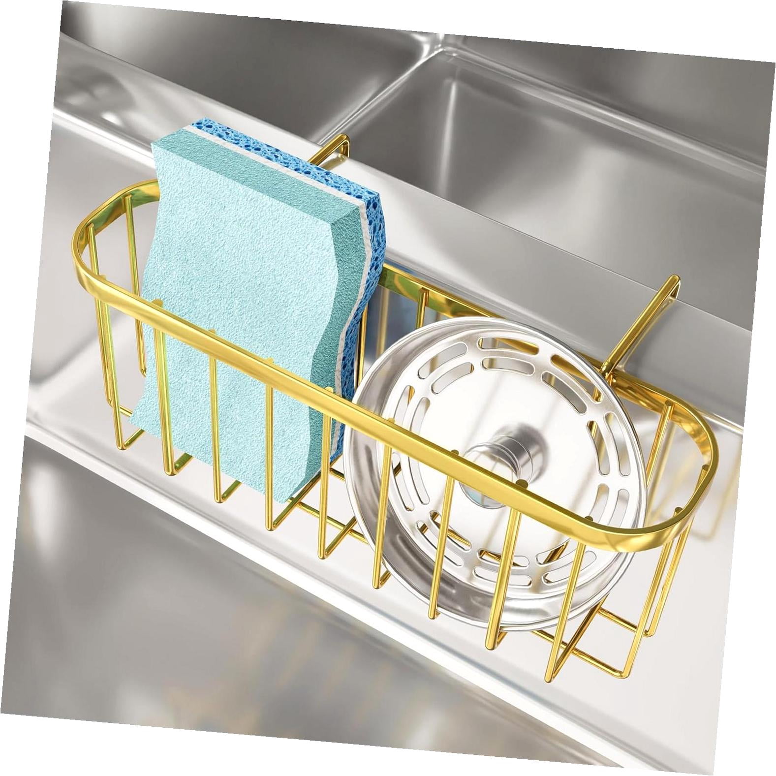 FREEAMG Rustproof Kitchen Sink Sponge Holder, designed for hanging on 1 ...
