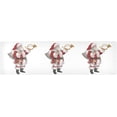 thumbnail image 1 of FREEAMG Santa Claus Jingle Bells Long Trivet Table Runner Non-Slip Heat Resistant Table Protector Waterproof Easy to Clean Vintage Christmas Hot Pads Pot Holders Table Mats, 1 of 7
