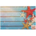 thumbnail image 1 of FREEAMG Seashells on Blue Planks Background 500 Piece Jigsaw Puzzle, Wall Artwork Puzzle Games for Adults Teens 20.5" L X 14.9" W, 1 of 7
