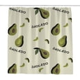 thumbnail image 1 of FREEAMG Shower Curtain Bath Curtains Half Avocado Bathroom Waterproof Machine Washable Fabric Decor Shower Curtains for Bathroom, 60x72 inch, 1 of 6