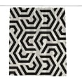 thumbnail image 1 of FREEAMG Shower Curtain,Geometric Tiles Bathroom Curtain, Waterproof Fabric Shower Curtain for Bathroom Hotel Decoration, 72x72 inches, 1 of 6