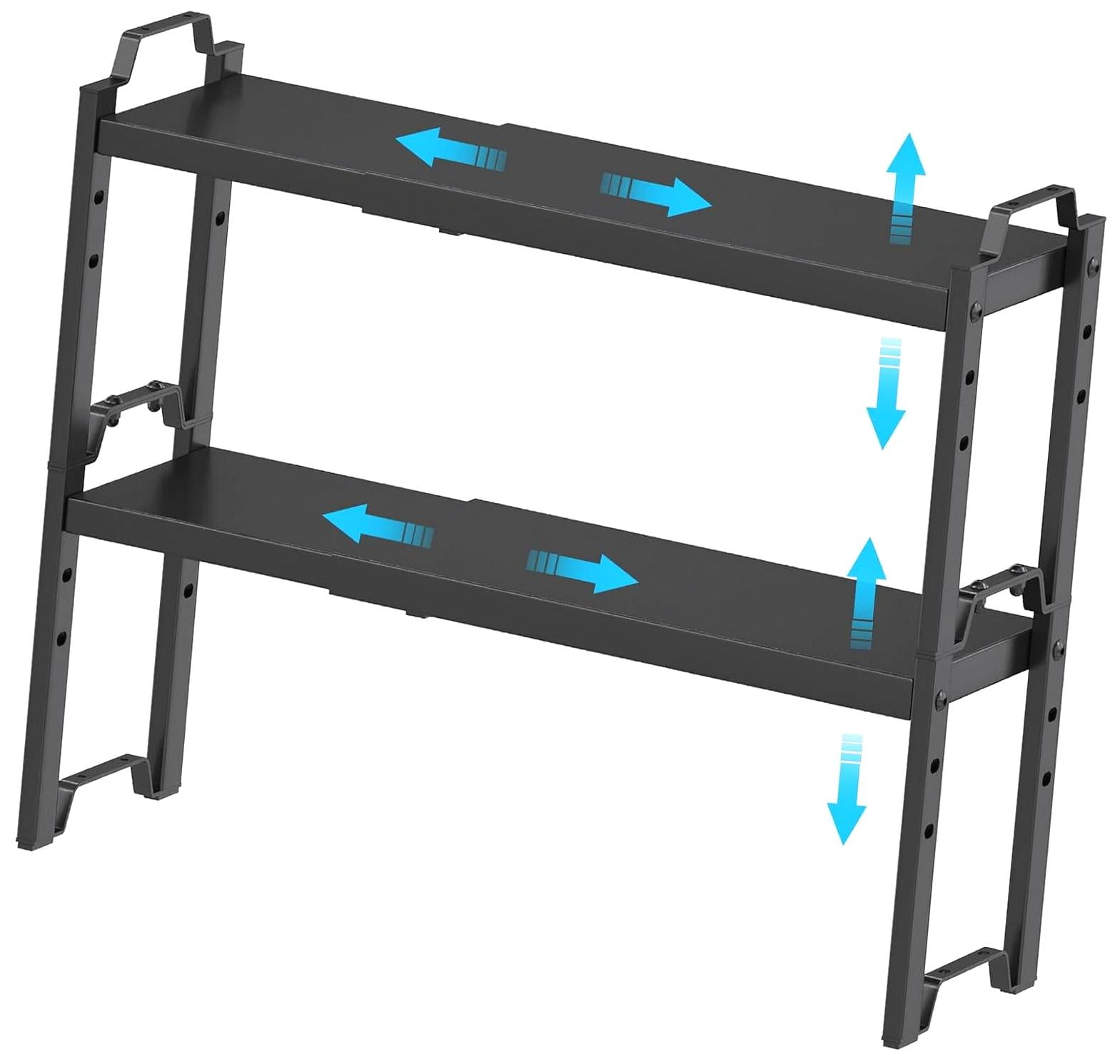 FREEAMG Slim Adjustable Cabinet Shelf Organizer 5.51