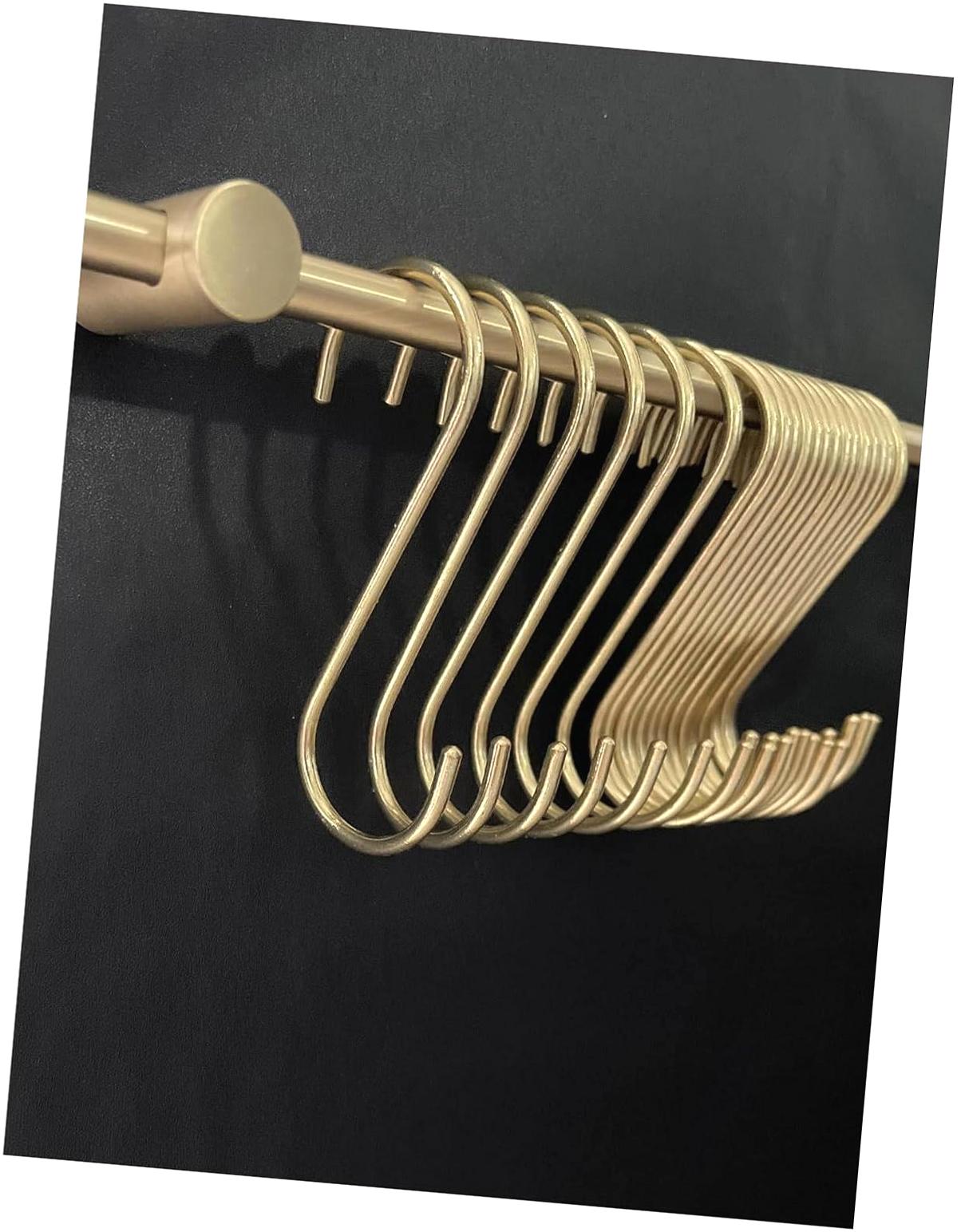 Brass s Hooks. Pot Rack Hooks. Brass Hooks. Kitchen Hooks. (set of 5