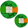 thumbnail image 1 of FREEAMG St. Patrick's Day Clover Round Trivets Pot Holders 2 Pcs, Heat Resistant Cotton Thread Weave Trivets for Hot Dishes, Cooking, Baking, Farmhouse, Kitchen Decor, 1 of 7