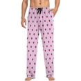 thumbnail image 1 of FREEAMG Strawberry Pajama Pants for Men, Men's Separate Bottoms, Pure Cotton Comfortable Lounge Pants for Men（151）, 1 of 7