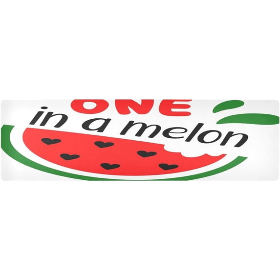 FREEAMG Summer Watermelon Slice Pot Holders Durability Trivets for Hot Pots and Pans Waterproof One in A Melon Table Runner Versatility Trivet Mats Table Mats